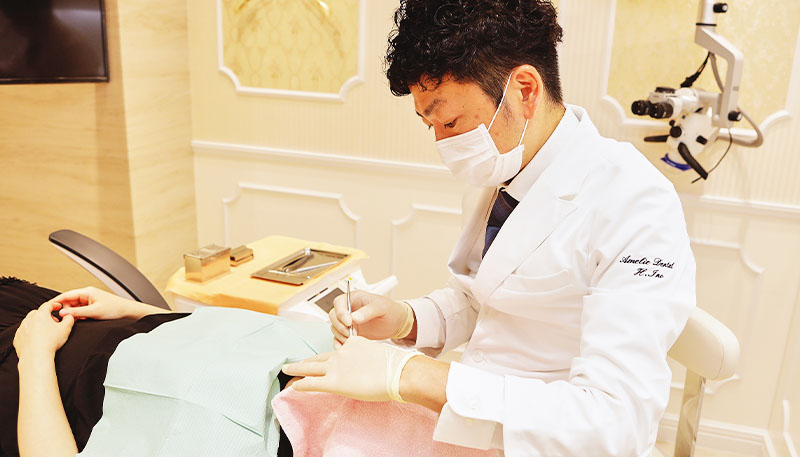 ホワイトニング前クリーニング